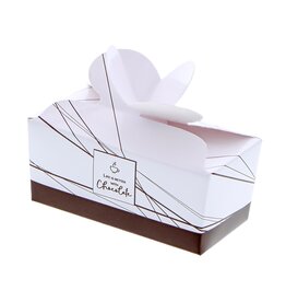 "Lines" Life is better with chocolate butterfly box 2 pralines