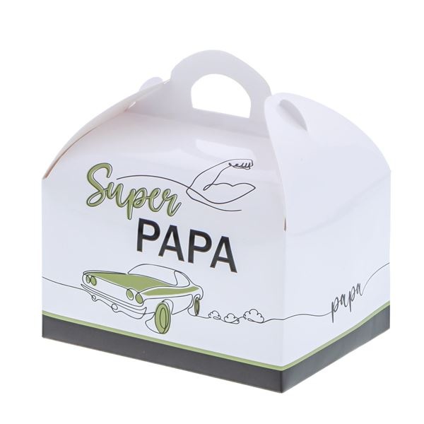 Super Papa One Line "Car" sweetbox with handle 250gr.