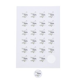 Sticker one line "Car" Super Papa