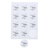 Sticker one line "Car" Super Papa