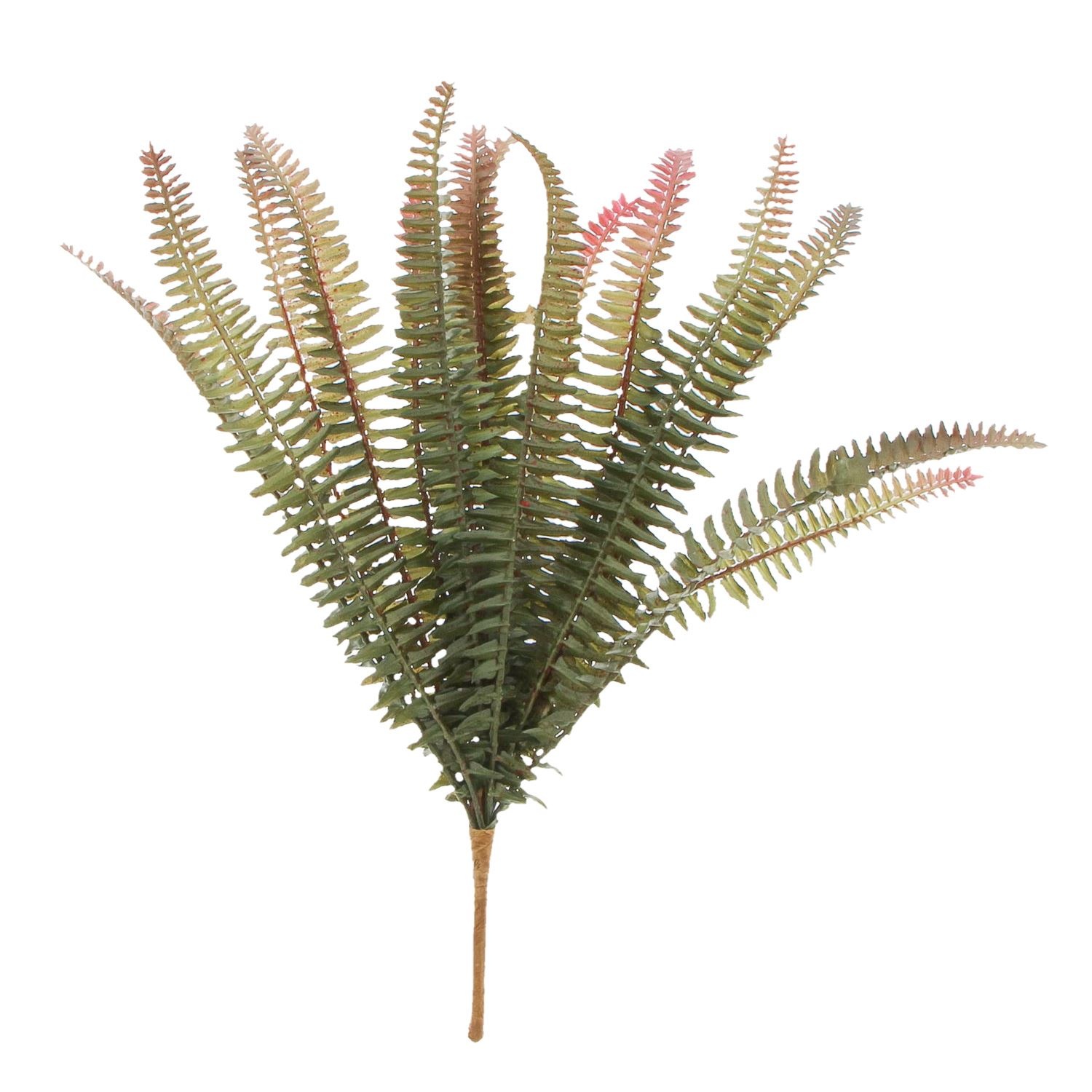 Fougère "Fern" fagot vert-brun 32 cm.