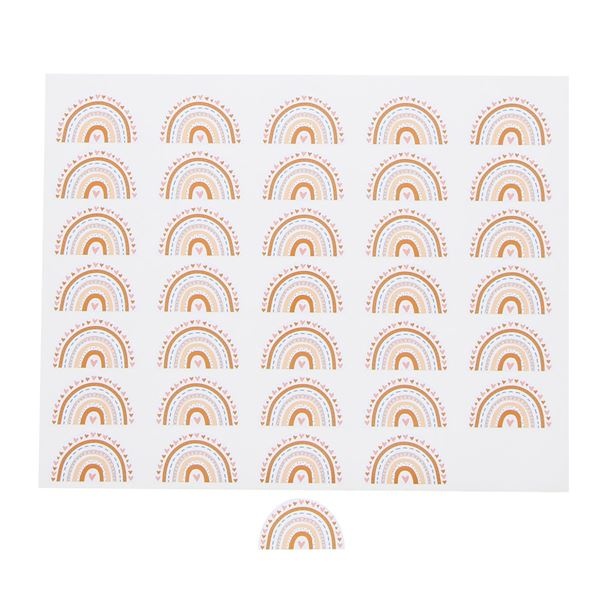 "Rainbow" sticker blinkend