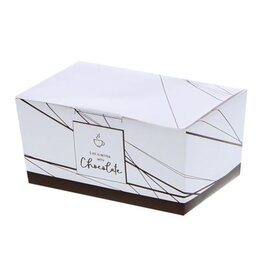 Ballotin    "Lines" Life is better with chocolade - 125 gr.