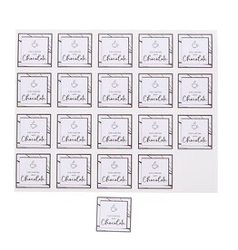 "Lines" Life is better with chocolate shiny sticker