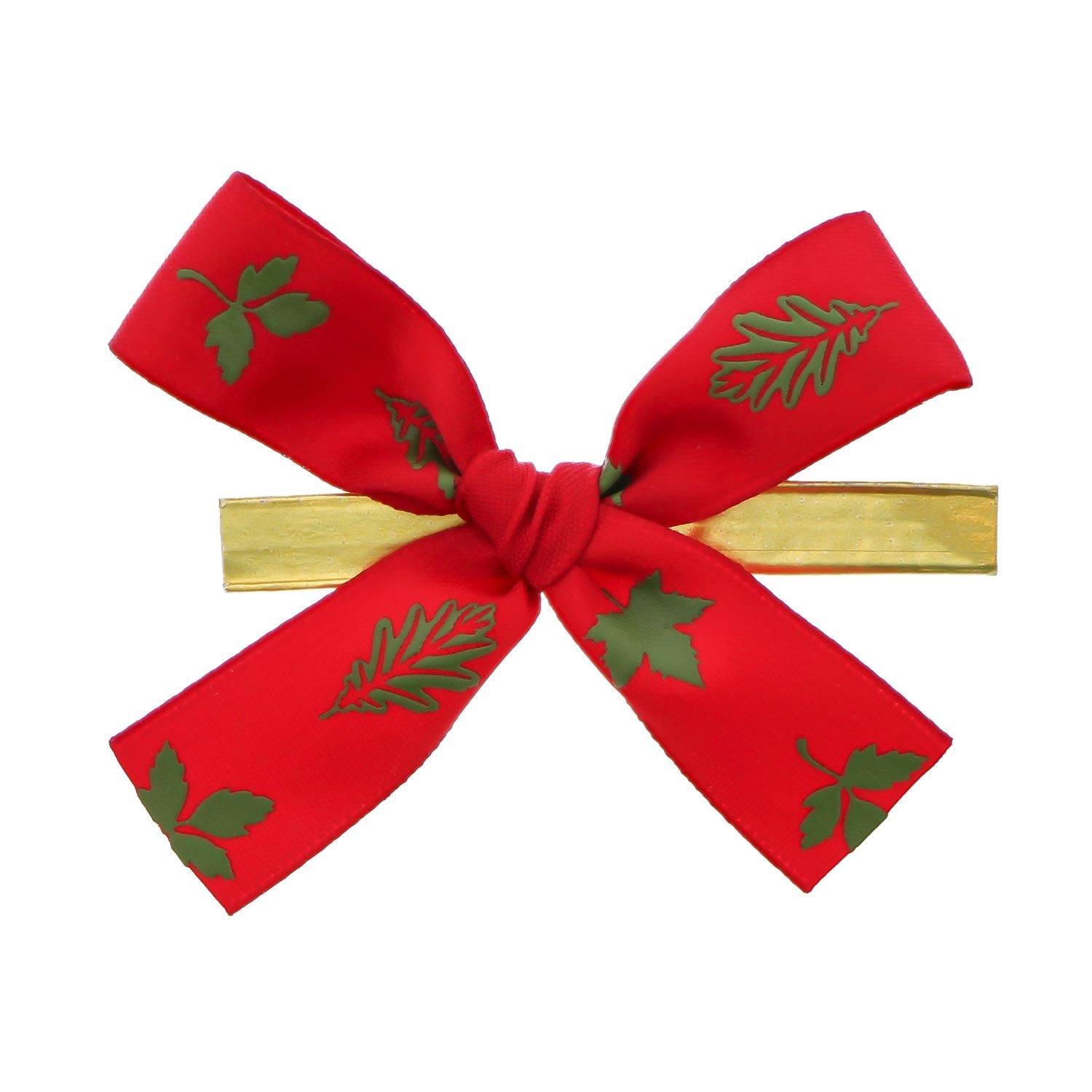 Bow with clip satin "autumn"