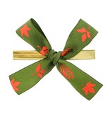 Bow with clip satin "autumn"