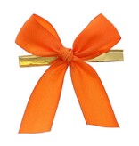 Satin Band mit Clip fertig orange