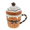 "Cup Cake" mug or jar with lid