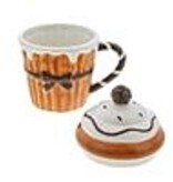 "Cup Cake" mug or jar with lid