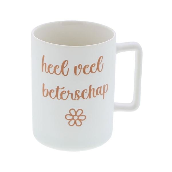"Heel veel beterschap"  Mok