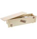 "Cargo" Zerbrechliche Box für Flasche natur
