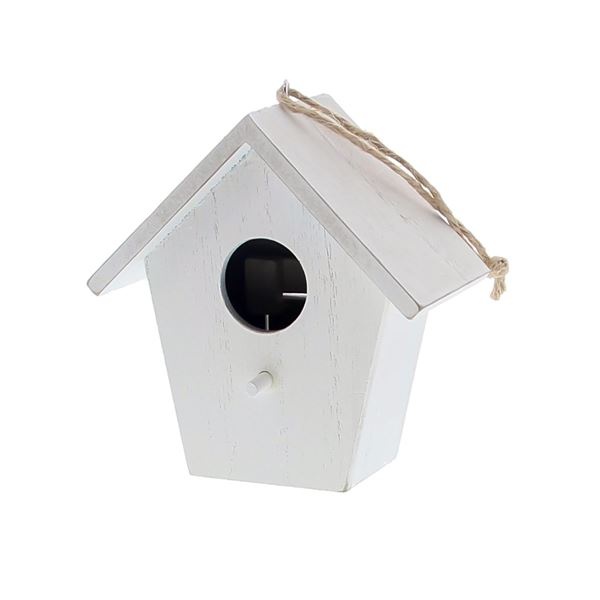 Birdhouse hanger fillable white