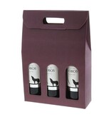 "Skin Desert" Boîte pour 3 bouteilles  Vino - 10 pièces