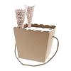 nner piece for conical basket + cord - bottom 15*15 cm white