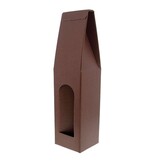 Coffret "Seta" pour 1 bouteille brun foncé