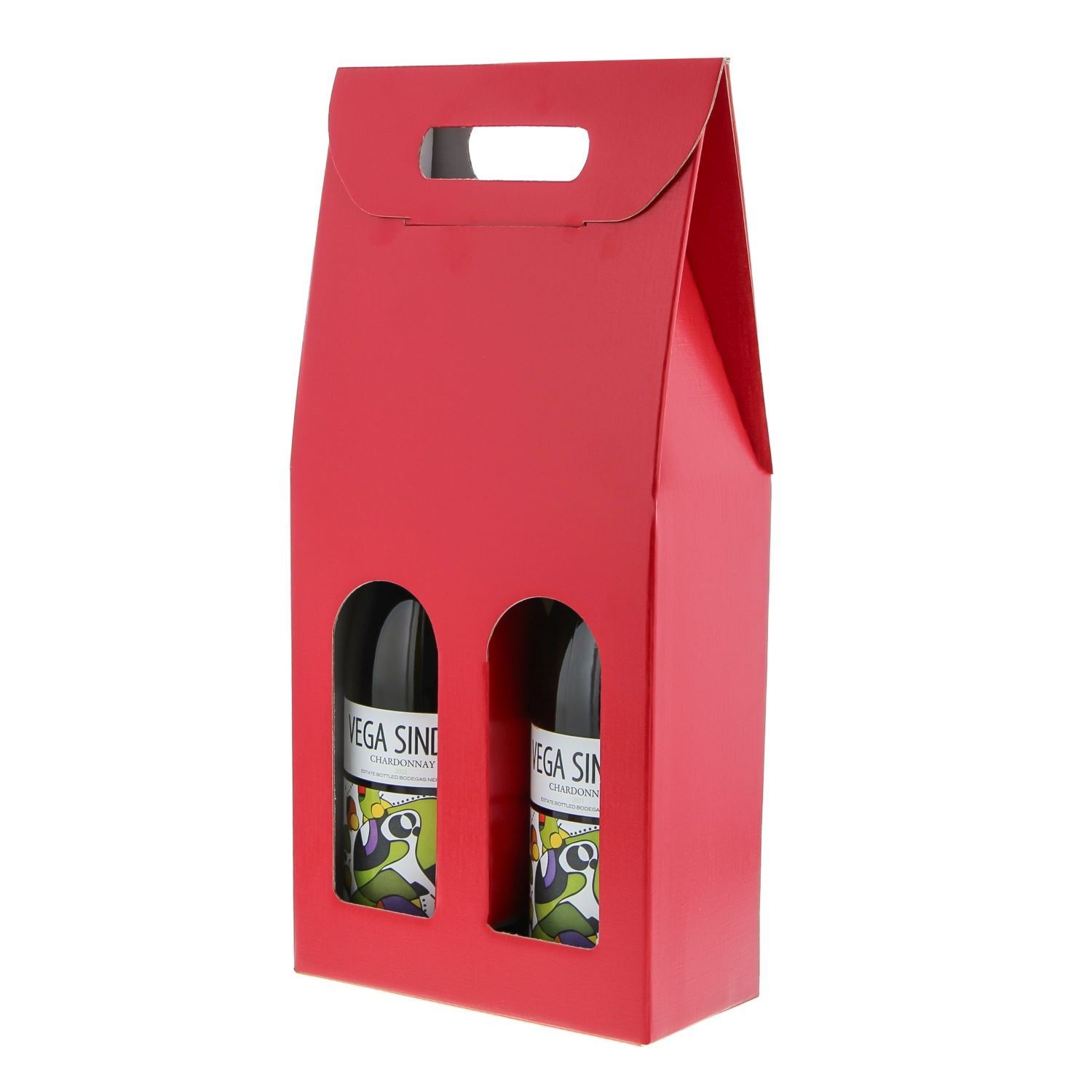Box "Fibra"red for 2 bottles