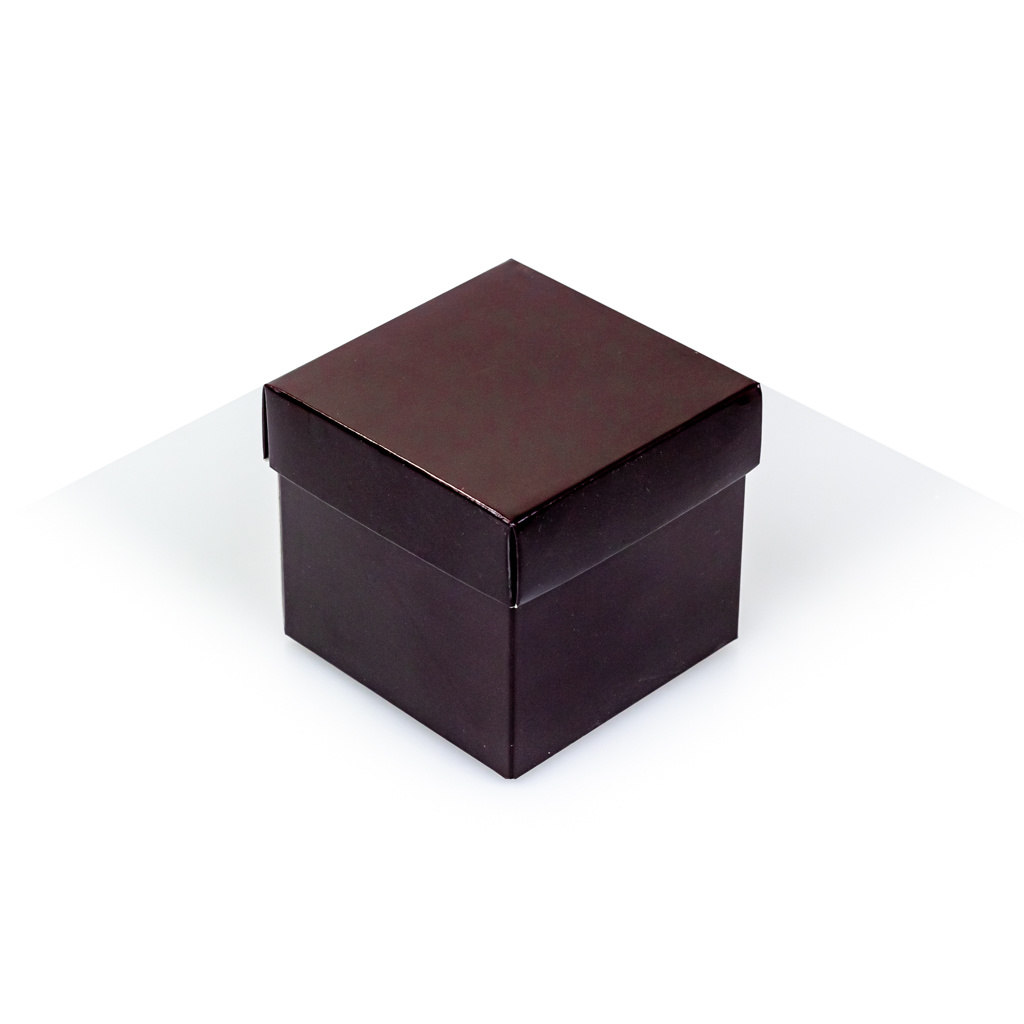Cubebox - Glanzend donkerbruin