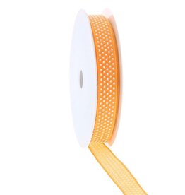 "Puff Dotty" Lint met draad  - oranje