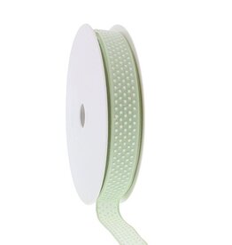 "Puff Dotty" lint met draad   - eucalyptus