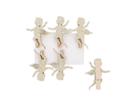 Angel on pinch gold