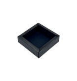 Black square window box with lid - 75*75*25mm - 240 pieces