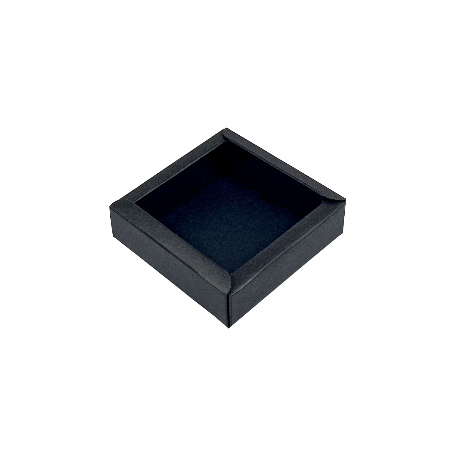 Schwarz Quadrat Klarsichtschachtel  - 75*75*25mm - 240 Stück