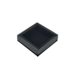 Schwarz Quadrat Klarsichtschachtel  - 75*75*25mm - 240 Stück
