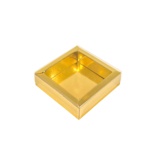 Doosje goud met deksel - 75*75*25mm - 240 stuks