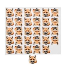Shiny fox sticker 'Roka'