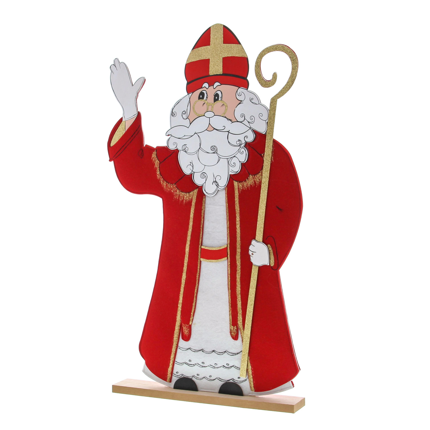 Decoration "Wave" Sint standing 70 cm 1 piece