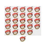 Sticker blinkend Roetpiet "Wave"