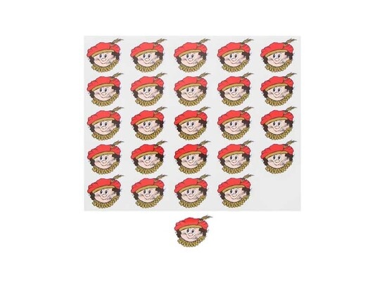 Sticker blinkend Roetpiet "Wave"