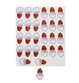 Sticker blinkend Sint "Wave" hoofd