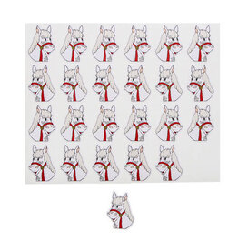 Sticker blinkend Sint "Wave" paard