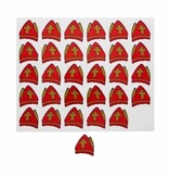 Sticker blinkend Sint "Wave" mijter
