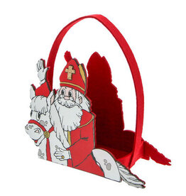 Sint "Wave" met paard mand met hengsel.