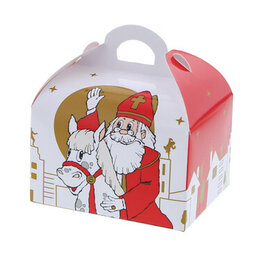 Sweetbox met handvat Maxi Sint "Wave" met paard.