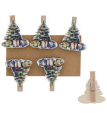 Santa "Baba" Christmas tree clip