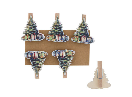 Santa "Baba" Christmas tree clip