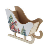 Mittelgroßer Weihnachtsmann-„Baba“-Schlittenkorb.