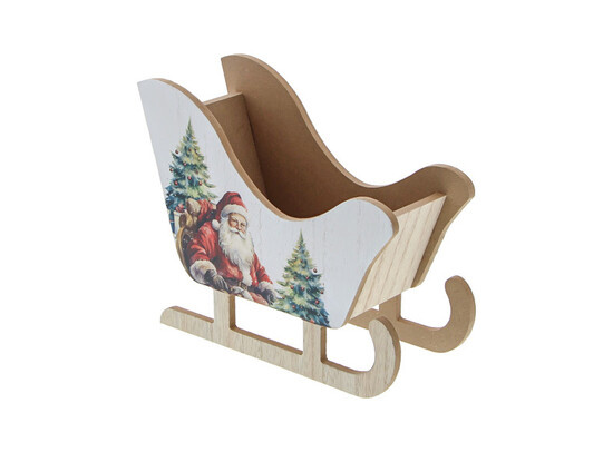 Santa "Baba" sleigh basket Medium.