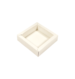 Weiss Quadrat Klarsichtschachtel