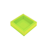 Lime Quadrat Klarsichtschachtel  - 75*75*25mm - 240 Stück
