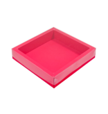 Fuchsia square window box with lid - 115*115*25mm - 125 pieces
