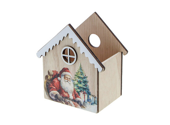 Weihnachtsmann "Baba" Kastenhaus mittel