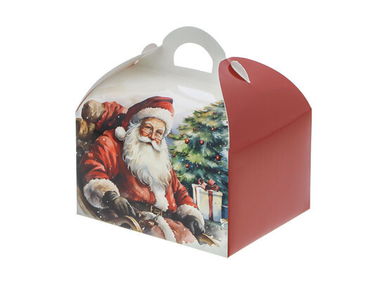 Sweets box with handle  Santa "Baba" - 250 gr.