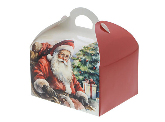 Sweetbox with handle 500 grams Santa "Baba"