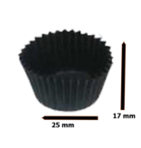 Candy cups Nr 4 black - 1000 pieces