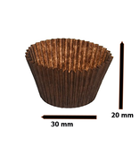 Cuvetten (caisses) Nr 5 bruin - 30 * 20 - 67 mm -verpakt per 1000 stuks