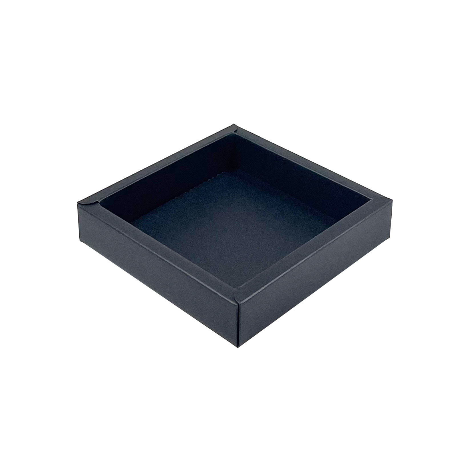 Schwarz Quadrat Klarsichtschachtel  - 115*115*25mm - 125 Stück